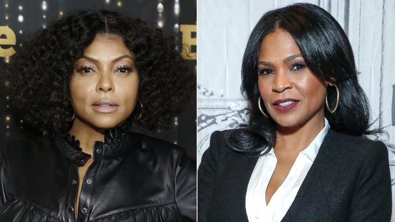 Taraji P. Henson and Nia Long split image