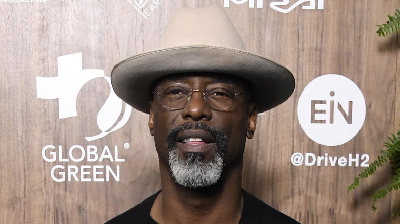 Isaiah Washington posing