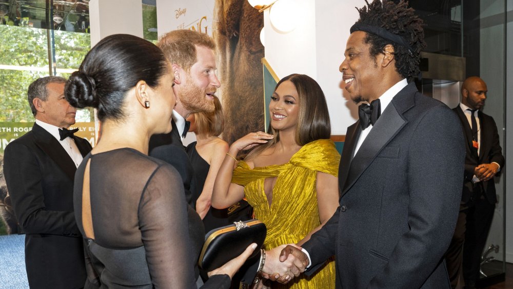 Meghan Markle, Prince Harry, Beyonce, Jay-Z at The Lion King premiere