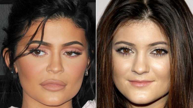 Kylie Jenner grown up full make-up Kylie Jenner as a child