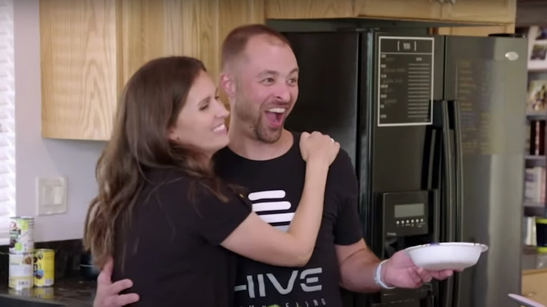 Erica and Spencer in the kitchen