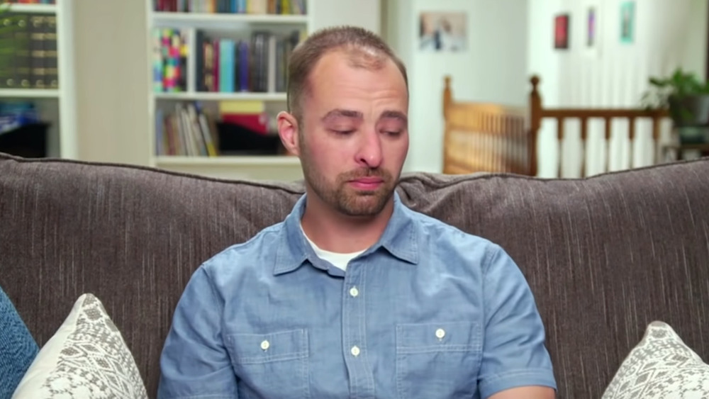 Spencer Shemwell cries while talking about his wife's death on The Blended Bunch