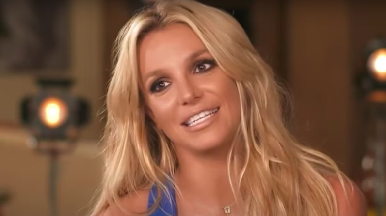 Britney Spears gives an interview