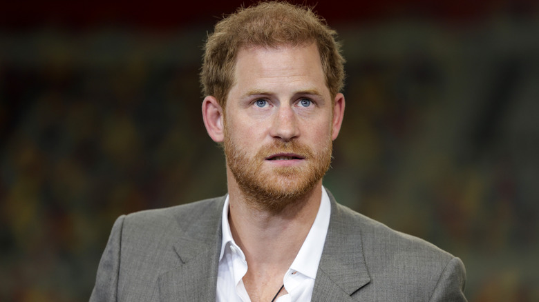 Prince Harry posing