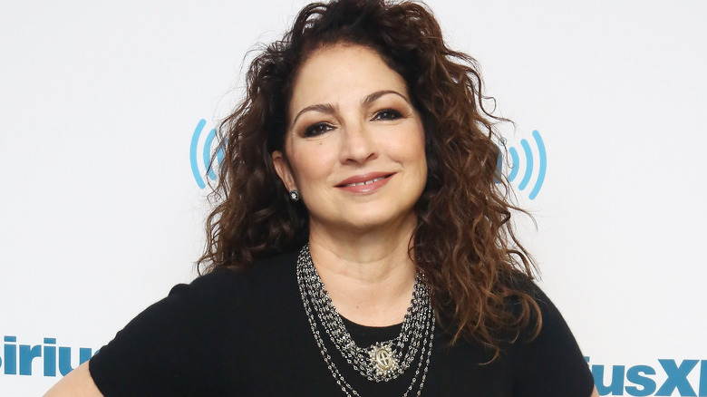 Gloria Estefan posing