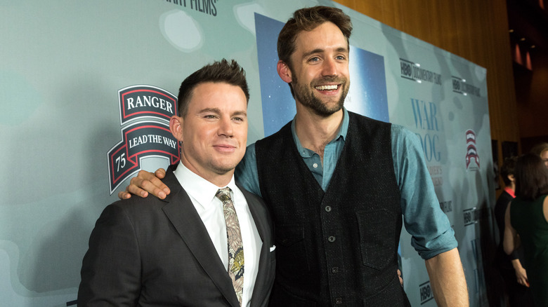 Channing Tatum and Reid Carolin smiling