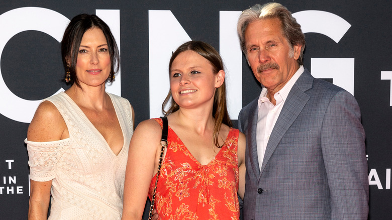 Gary Cole, daughter Mary Cole, and Michelle Knapp smiling