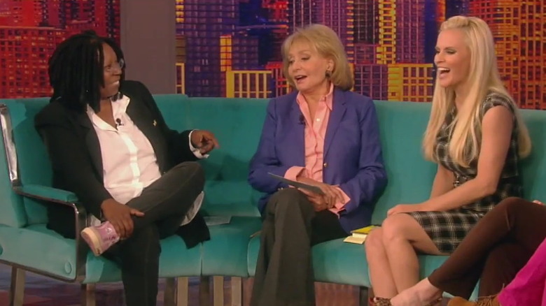 Whoopi Goldberg, Barbara Walters and Jenny McCarthy on The View