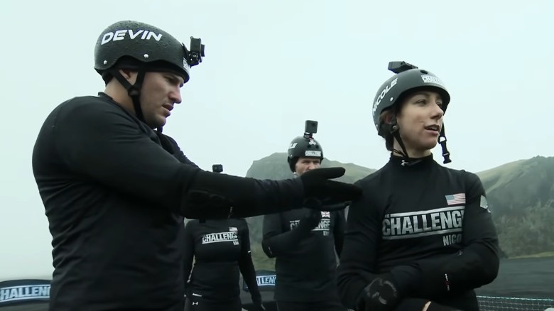 Contestants in gear on The Challenge