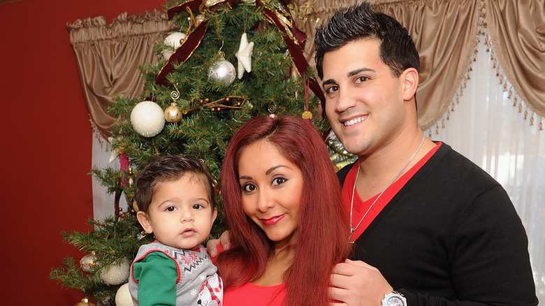 Nicole Polizzi Jionni LaValle son Christmas