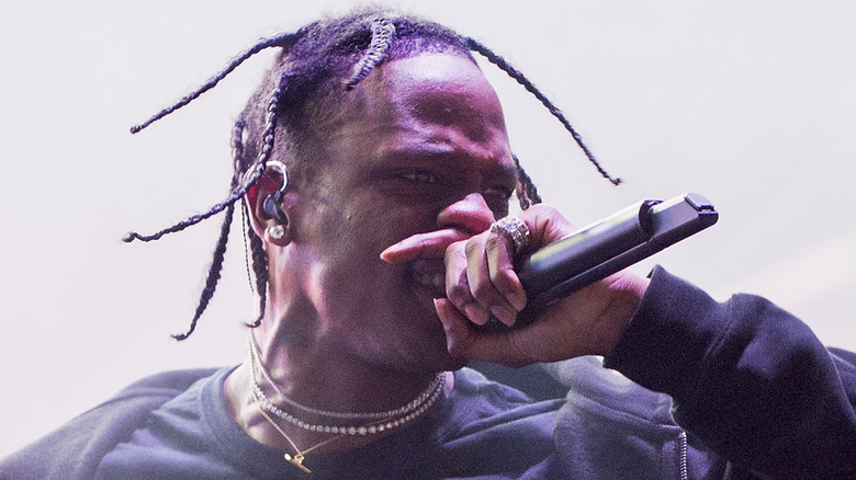 Travis Scott performing