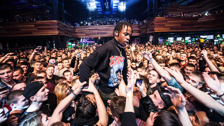 Travis Scott performing