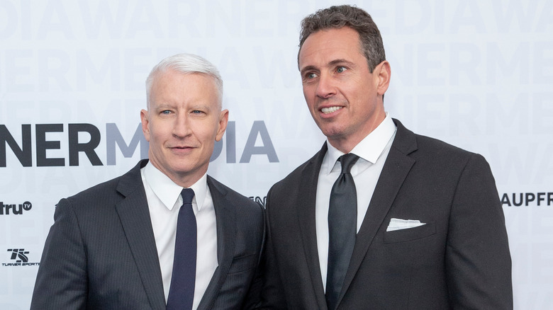  Anderson Cooper and Chris Cuomo attend WarnerMedia Upfront 2019 