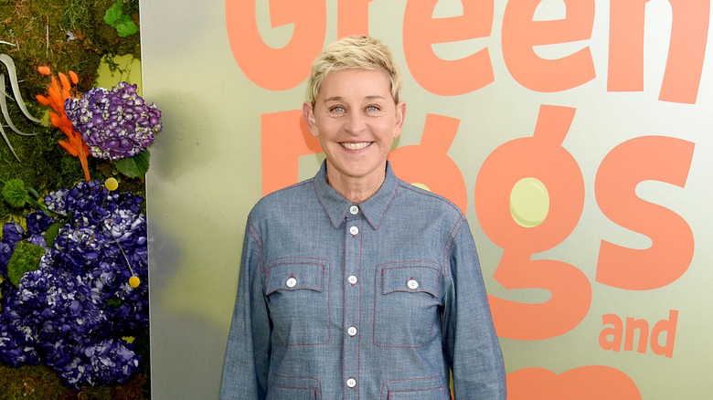 Ellen Degeneres smiling