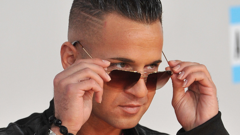 Mike "The Situation" Sorrentino wearing sunglasses