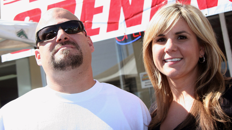 Jarrod Schulz and Brandi Passante at grand opening of their store