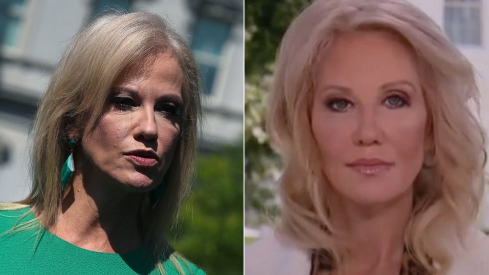 Kellyanne Conway, then vs. now