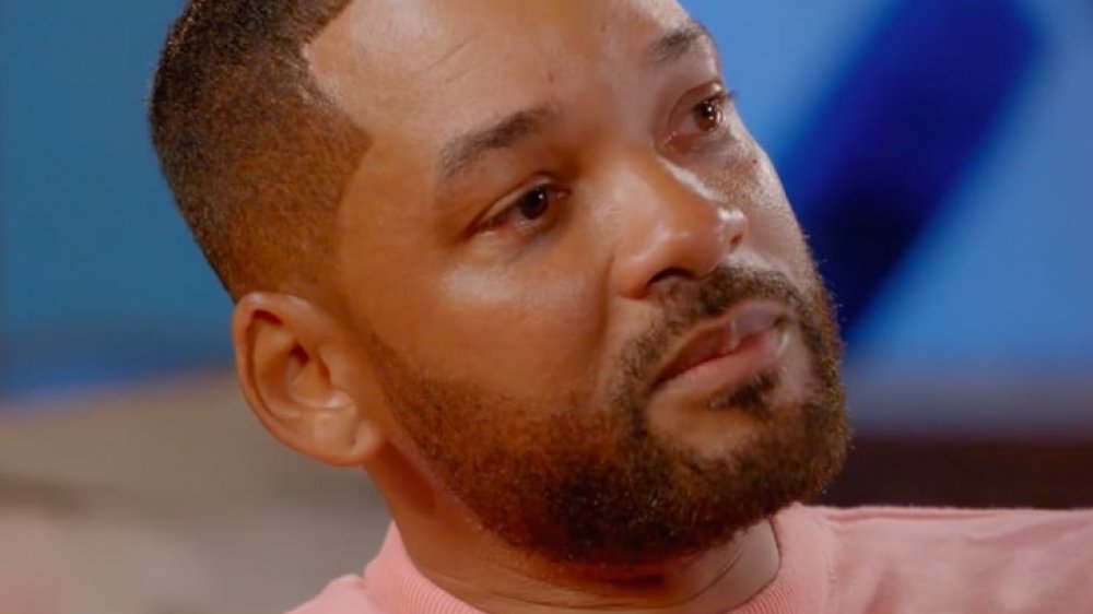 Will Smith crying during a Red Table Talk interview 