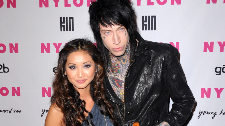 Trace Cyrus with Brenda Song 