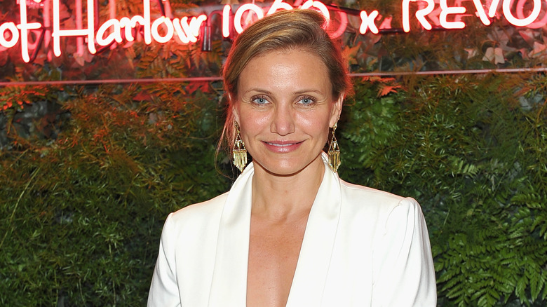 Cameron Diaz attending House of Harlow 1960 x REVOLVE