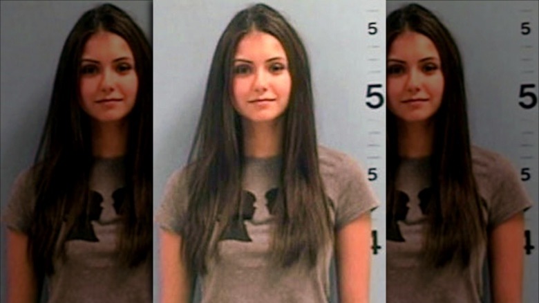 Nina Dobrev mugshot in 2009