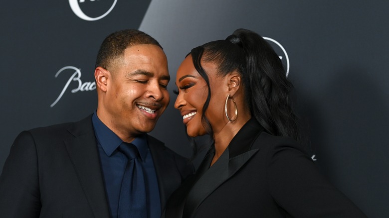 Mike Hill and Cynthia Bailey smiling