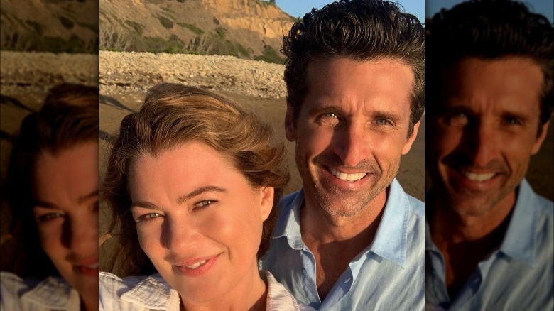 Ellen Pompeo and Patrick Dempsey selfie