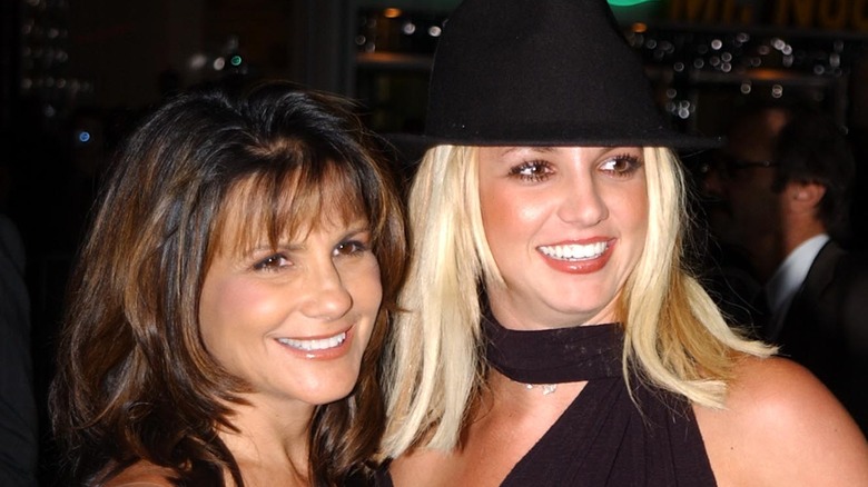Lynne and Britney Spears smiling