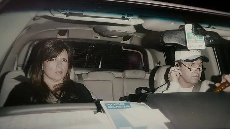 Jamie Spears and Lou Taylor in car