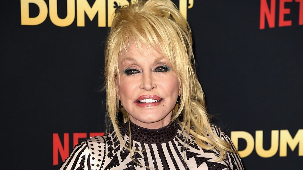 Dolly Parton at the premier of Netflix's Dumplin