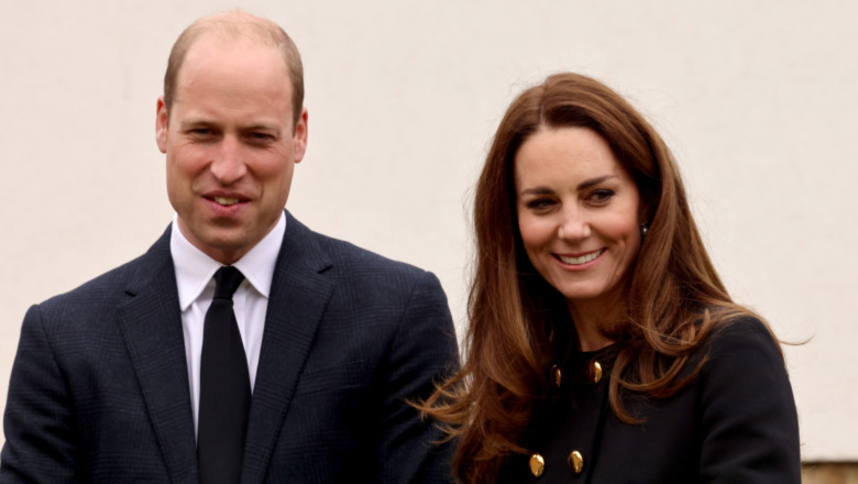 Prince William and Kate Middleton smiling 