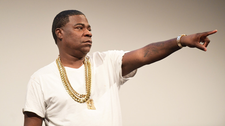 Tracy Morgan pointing