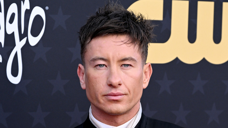 Barry Keoghan posing on the red carpet