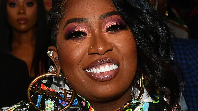 Missy Elliott smiling