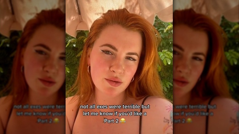 Ireland Baldwin in a TikTok video