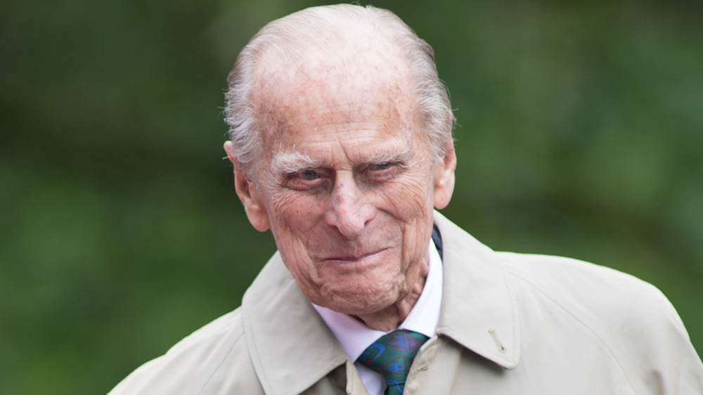 Prince Philip celebrating The Queen's 90th birthday