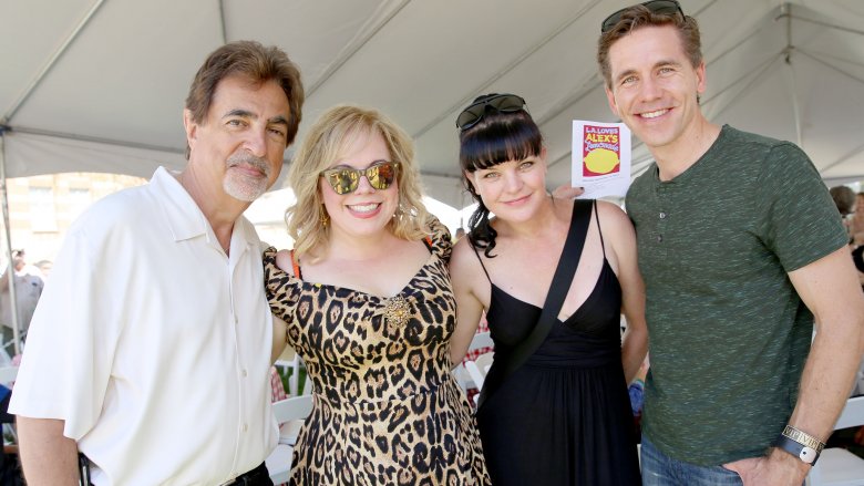 Pauley Perrette with friends