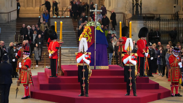 Queen Elizabeth II's coffin