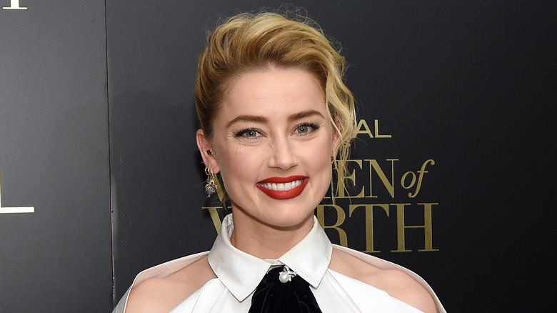 Amber Heard smiling