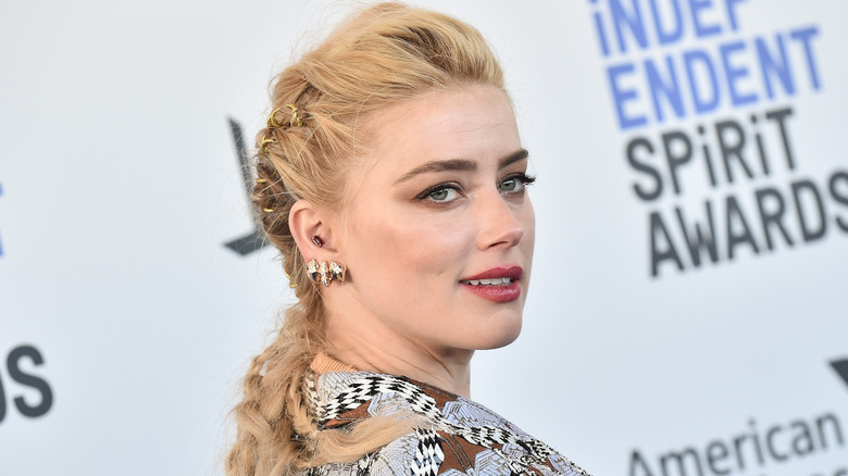 Amber Heard on a 2020 red carpet