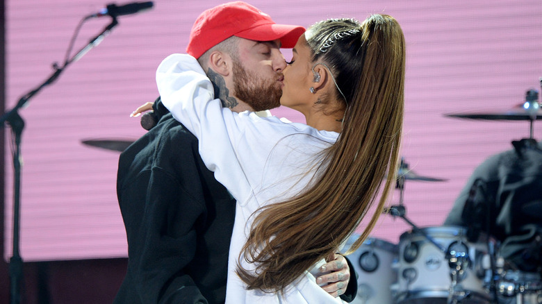 Ariana Grande and Mac Miller