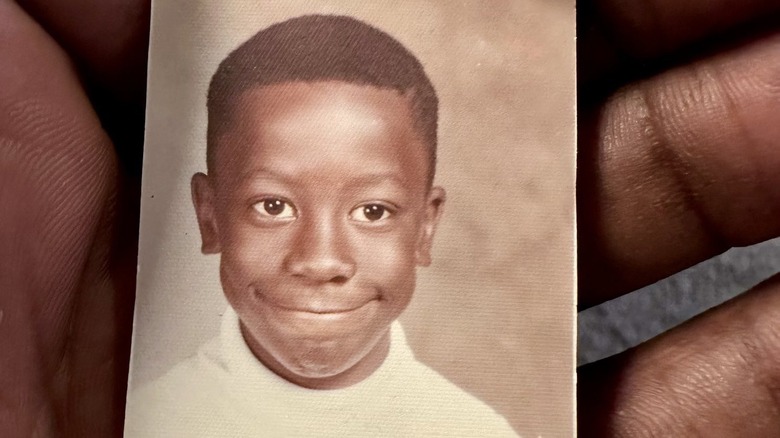 Photo of Shannon Sharpe as a child