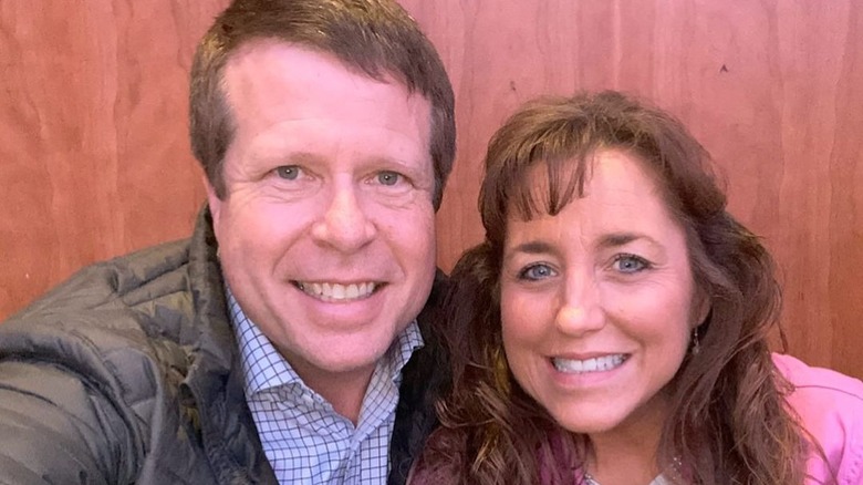 Jim Bob, Michelle Duggar smiling