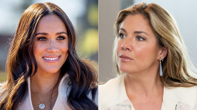 Split image of Meghan Markle and Sophie Gregoire