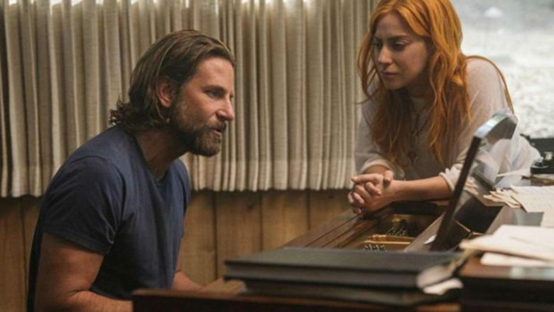 Bradley Cooper as Jackson Maine and Lady Gaga as Ally in "A Star Is Born"