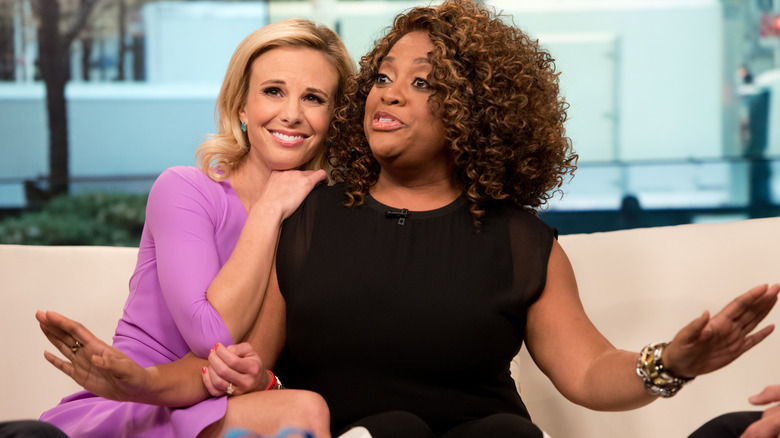 Sherri Shepherd and Elisabeth Hasselbeck on Fox and Friends