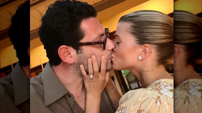 Sofia Richie and Elliot Grainge following their engagement