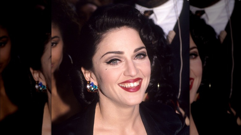 Madonna smiling 