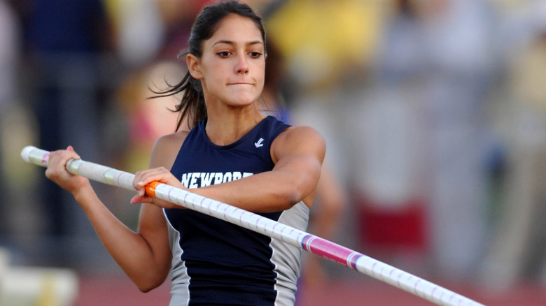 Allison Stokke pole-vaulting