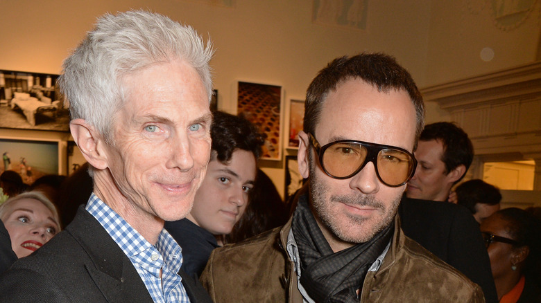 Richard Buckley and Tom Ford at an event in 2014